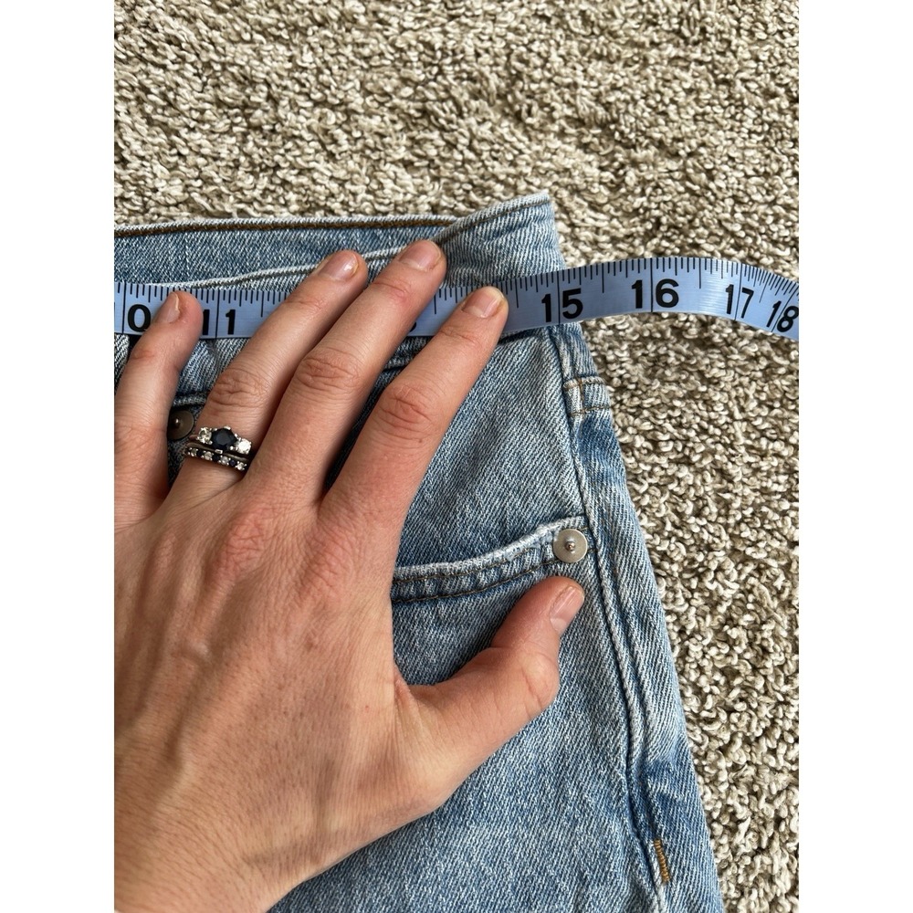 Madewell the Perfect Vintage Denim Jeans Medium Light Wash Straight 28 High Rise - Picture 4 of 9